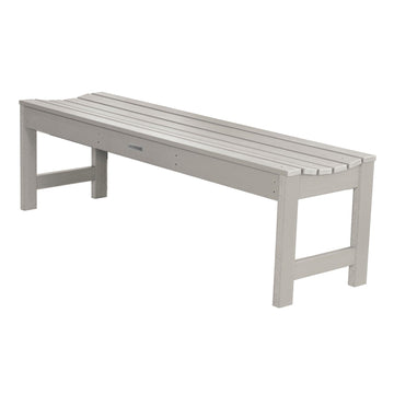 Lehigh Picnic Bench - 5ft Bench Highwood USA Harbor Gray