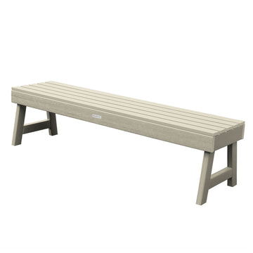 Weatherly Picnic Backless Bench - 5ft Bench Highwood USA Whitewash