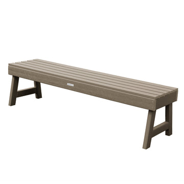 Weatherly Picnic Backless Bench - 5ft Bench Highwood USA Woodland Brown