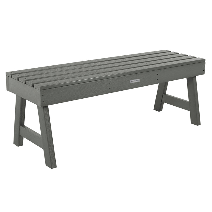 Weatherly Picnic Backless Bench - 4ft Bench Highwood USA Coastal Teak