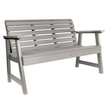 Weatherly Garden Bench - 4ft Bench Highwood USA Harbor Gray