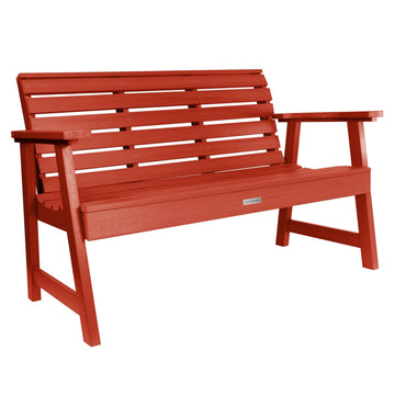Weatherly Garden Bench - 4ft Bench Highwood USA Rustic Red
