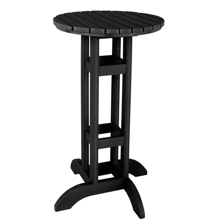 Round 24" Diameter Bistro Table - Bar Height Table Highwood USA Black