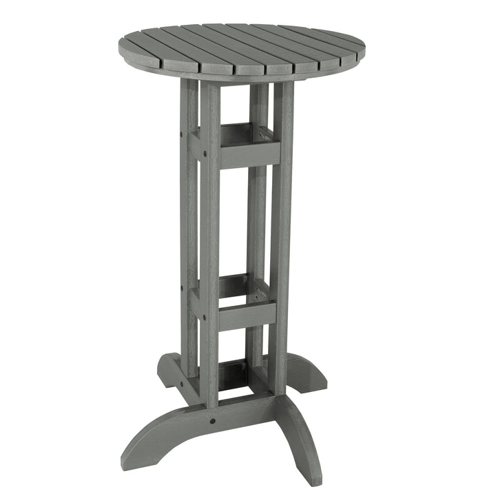 Round 24" Diameter Bistro Table - Bar Height Table Highwood USA Coastal Teak