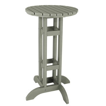 Round 24" Diameter Bistro Table - Bar Height Table Highwood USA Eucalyptus