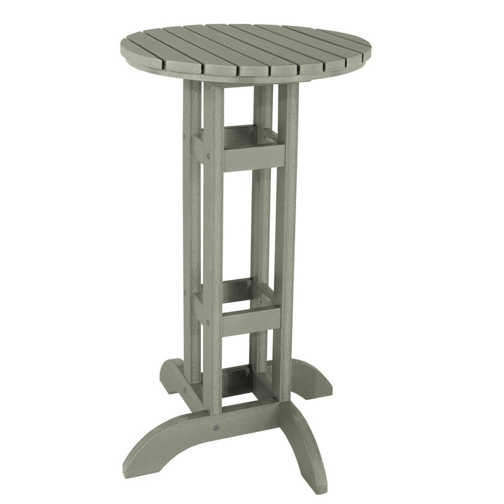 Round 24" Diameter Bistro Table - Bar Height Table Highwood USA Eucalyptus