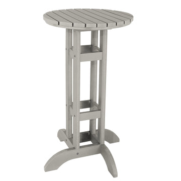 Round 24" Diameter Bistro Table - Bar Height Table Highwood USA Harbor Gray