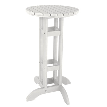 Round 24" Diameter Bistro Table - Bar Height Table Highwood USA White