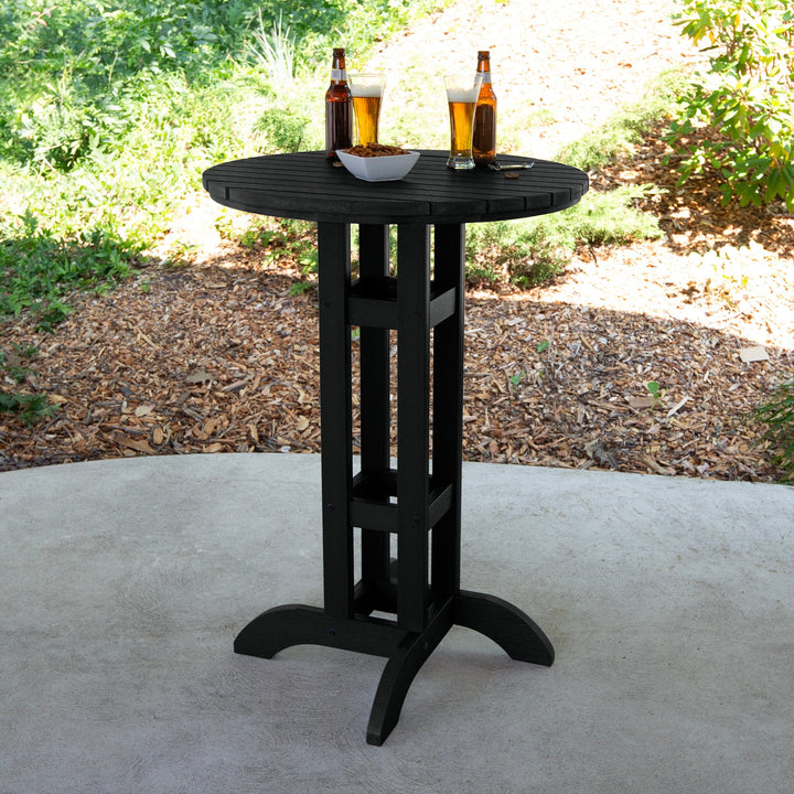 Round 30" Diameter Bistro Table - Bar Height Table Highwood USA