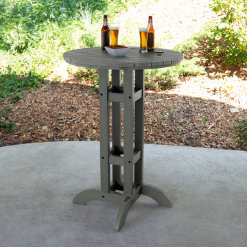 Round 30" Diameter Bistro Table - Bar Height Table Highwood USA