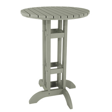 Round 30" Diameter Bistro Table - Bar Height Table Highwood USA Eucalyptus