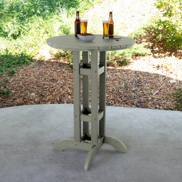 Round 30" Diameter Bistro Table - Bar Height Table Highwood USA