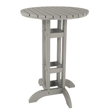 Round 30" Diameter Bistro Table - Bar Height Table Highwood USA Harbor Gray