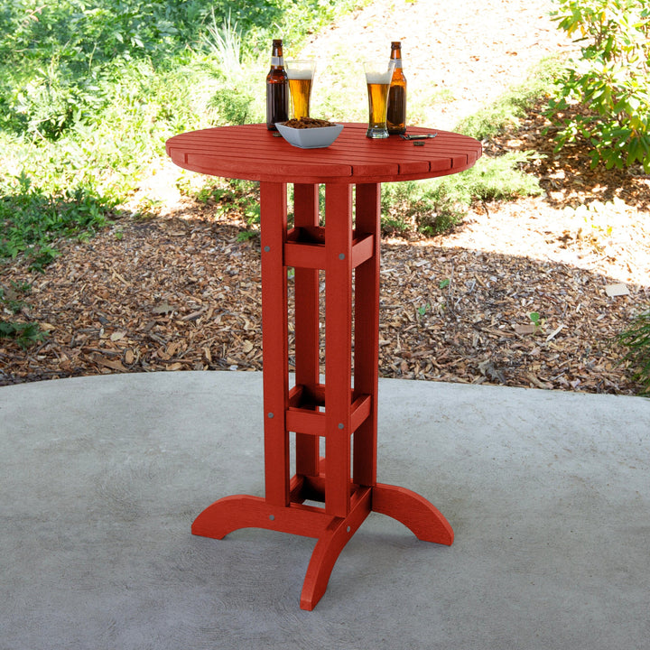 Round 30" Diameter Bistro Table - Bar Height Table Highwood USA