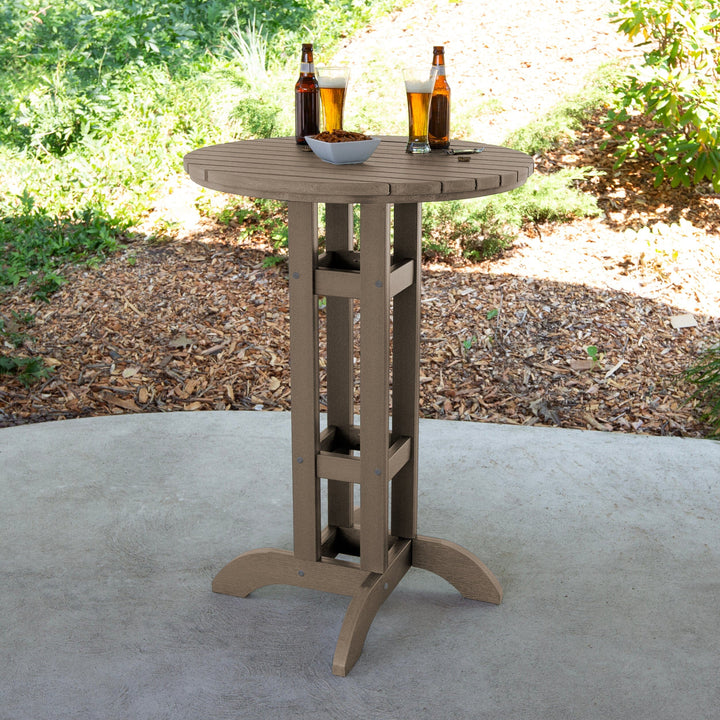 Round 30" Diameter Bistro Table - Bar Height Table Highwood USA