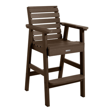 Weatherly Armchair - Bar Height Dining Highwood USA Weathered Acorn