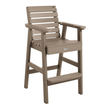 Weatherly Armchair - Bar Height Dining Highwood USA Woodland Brown