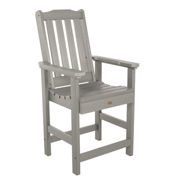 Refurbished Lehigh Counter Height Armchair Dining Highwood USA Harbor Gray