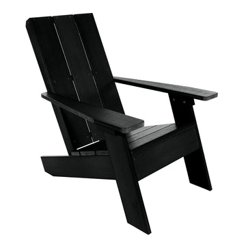 Italica Modern Adirondack Chair Adirondack Chairs Highwood USA Black