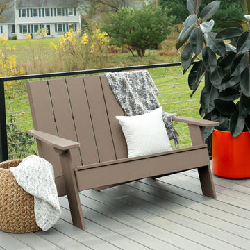 Italica Modern Double Wide Adirondack Chair Adirondack Chairs Highwood USA