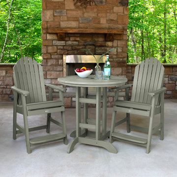 Hamilton 3pc 36in Round Dining Set - Counter Height Dining Highwood USA
