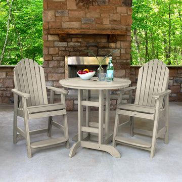 Hamilton 3pc 36in Round Dining Set - Counter Height Dining Highwood USA