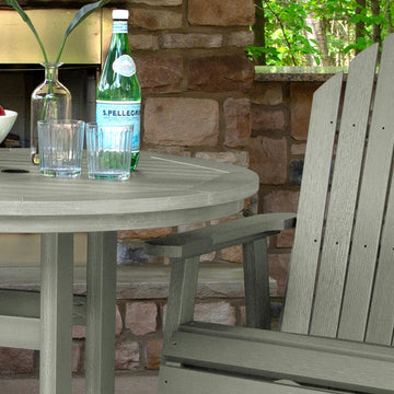Hamilton 3pc 36in Round Dining Set - Dining Height Dining Highwood USA