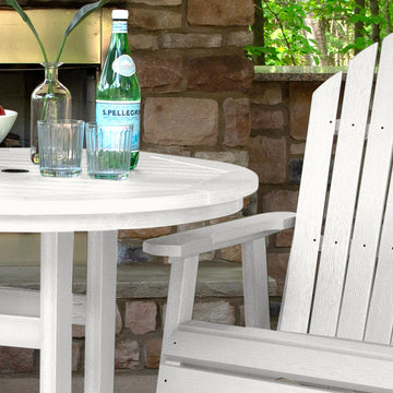Hamilton 3pc 36in Round Dining Set - Dining Height Dining Highwood USA