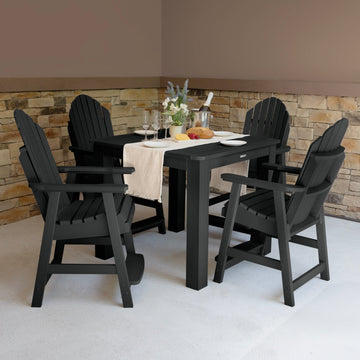 Hamilton 5pc Square Dining Set 42in x 42in - Counter Height Dining Highwood USA