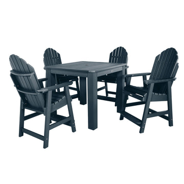 Hamilton 5pc Square Dining Set 42in x 42in - Counter Height Dining Highwood USA Federal Blue