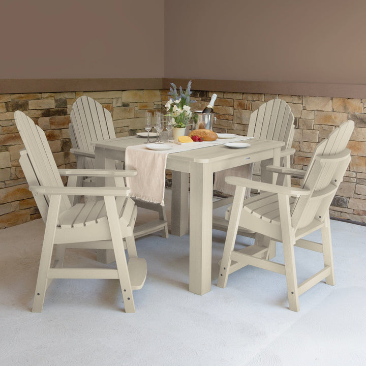 Hamilton 5pc Square Dining Set 42in x 42in - Counter Height Dining Highwood USA