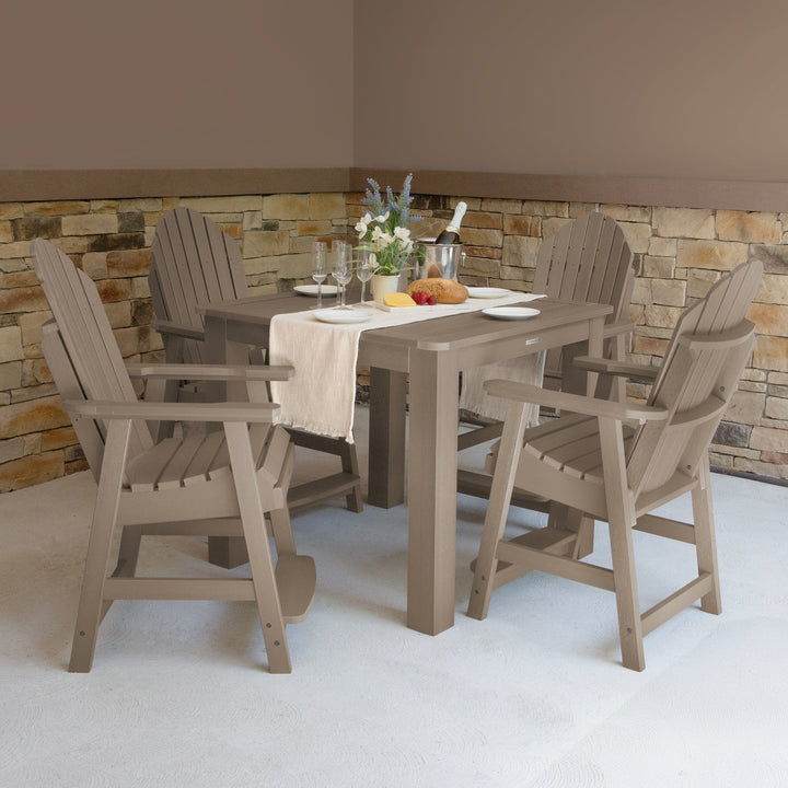 Hamilton 5pc Square Dining Set 42in x 42in - Counter Height Dining Highwood USA