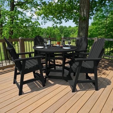 Hamilton 5pc 48in Round Dining Set - Counter Height Dining Highwood USA