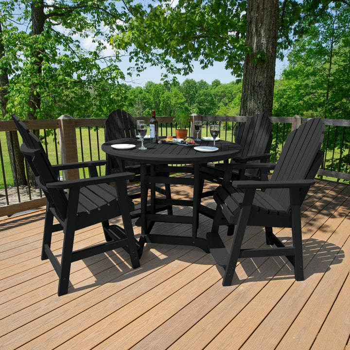 Hamilton 5pc 48in Round Dining Set - Counter Height Dining Highwood USA