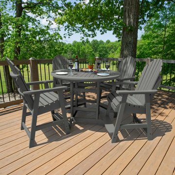 Hamilton 5pc 48in Round Dining Set - Counter Height Dining Highwood USA
