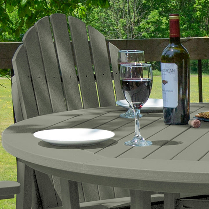 Hamilton 5pc 48in Round Dining Set - Counter Height Dining Highwood USA
