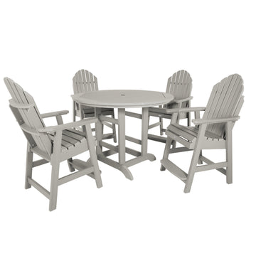 Hamilton 5pc 48in Round Dining Set - Counter Height Dining Highwood USA Harbor Gray