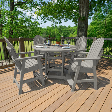 Hamilton 5pc 48in Round Dining Set - Counter Height Dining Highwood USA