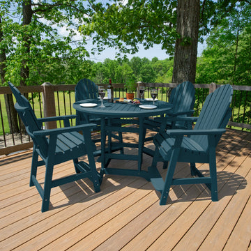 Hamilton 5pc 48in Round Dining Set - Counter Height Dining Highwood USA