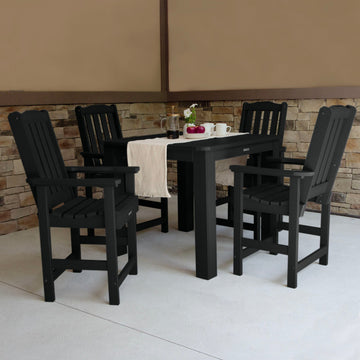 Lehigh 5pc Square Dining Set 42in x 42in - Counter Height Dining Highwood USA