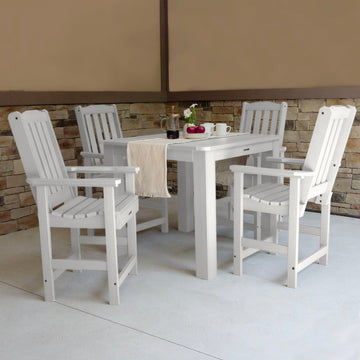 Lehigh 5pc Square Dining Set 42in x 42in - Counter Height Dining Highwood USA