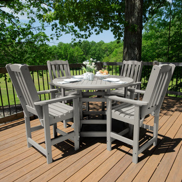 Lehigh 5pc 48in Round Dining Set - Counter Height Dining Highwood USA