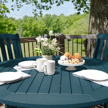 Lehigh 5pc 48in Round Dining Set - Counter Height Dining Highwood USA