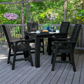 Weatherly 5pc Square Dining Set 42in x 42in- Counter Height Dining Highwood USA