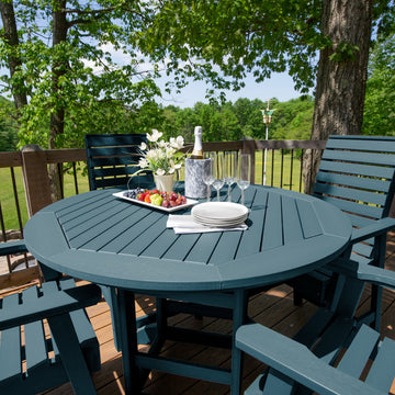 Weatherly 5pc 48in Round Dining Set - Counter Height Dining Highwood USA