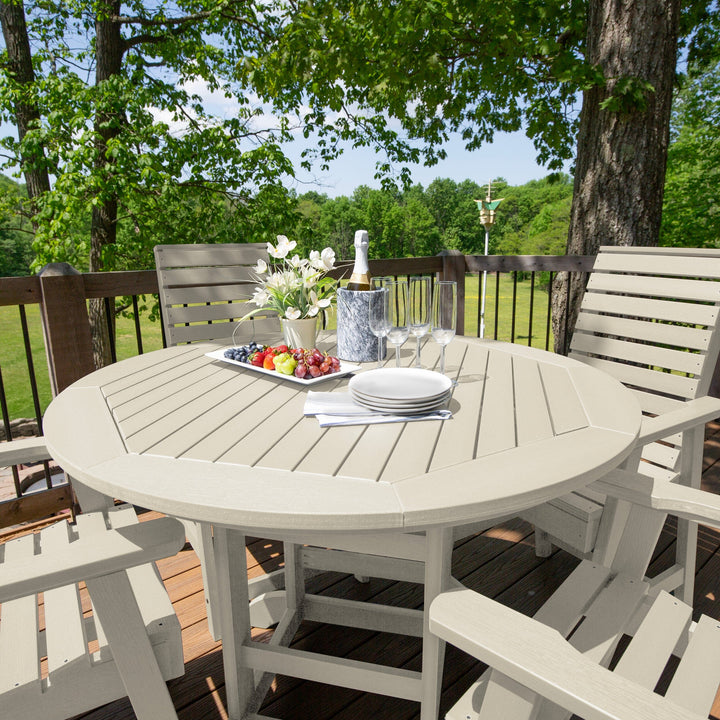 Weatherly 5pc 48in Round Dining Set - Counter Height Dining Highwood USA