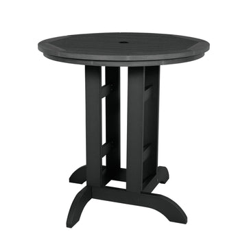 Round 36in Diameter Dining Table - Counter Height Dining Highwood USA Black