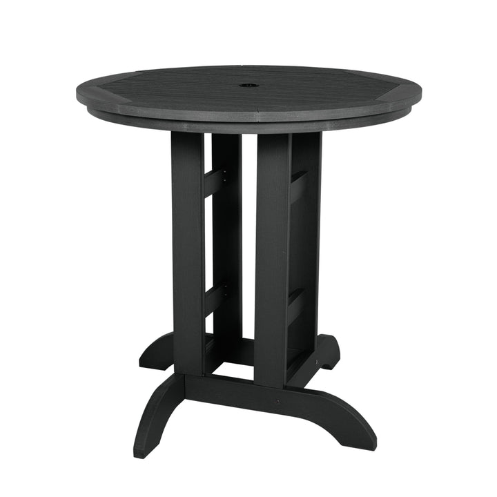 Round 36in Diameter Dining Table - Counter Height Dining Highwood USA Black