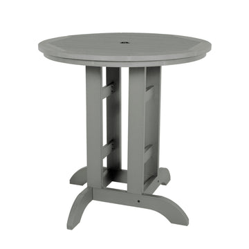 Round 36in Diameter Dining Table - Counter Height Dining Highwood USA Coastal Teak