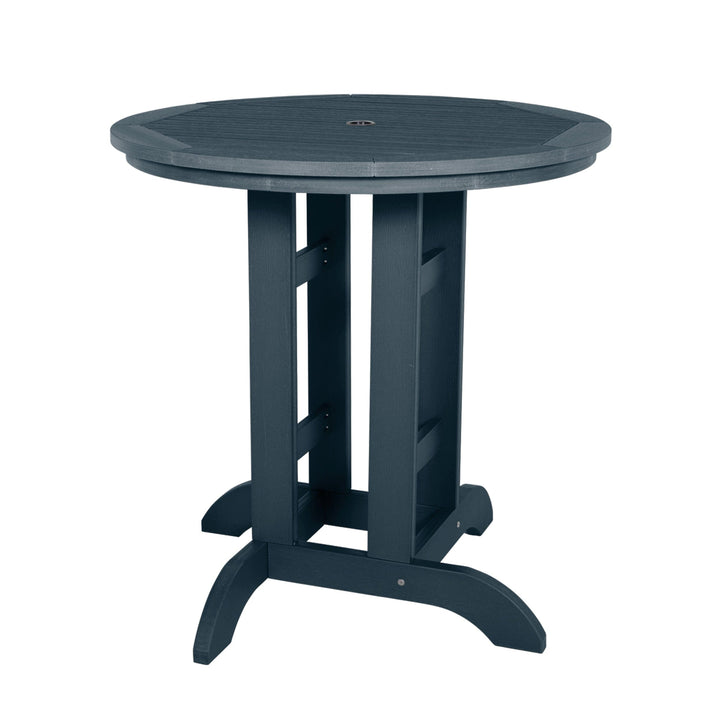 Round 36in Diameter Dining Table - Counter Height Dining Highwood USA Federal Blue